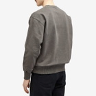 Uniform Bridge Men's Pigment Dyed Sweatshirt in Pigment Charcoal