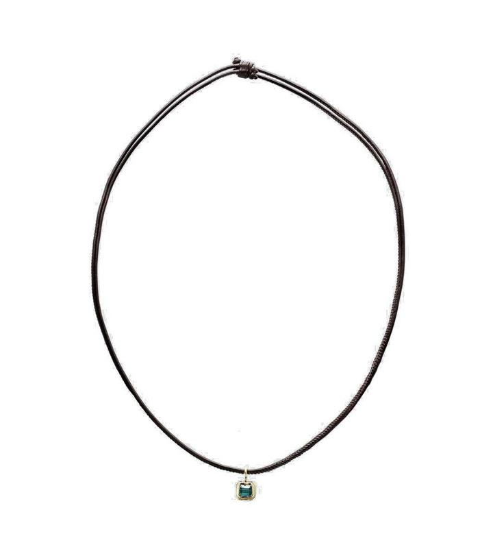 Photo: Octavia Elizabeth 18kt gold necklace with tourmaline