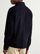 Ralph Lauren Purple label - Suede Bomber Jacket - Blue