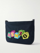 KENZO - Logo-Embroidered Canvas Messenger Bag