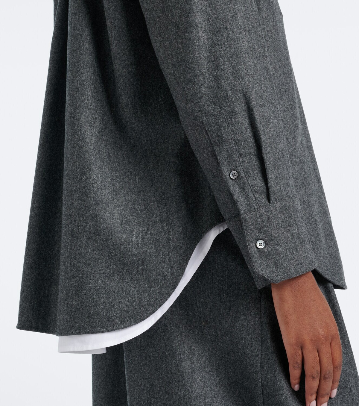 'S Max Mara Wool flannel shirt