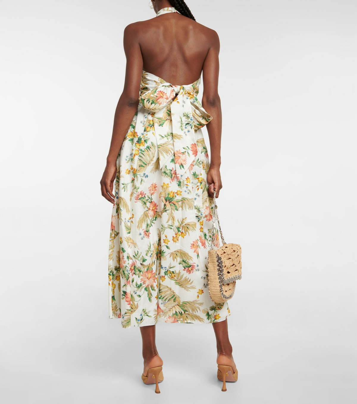 Erdem - Vacation Selene floral linen midi dress Erdem