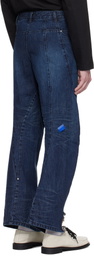 ADER error Blue Twisted Jeans