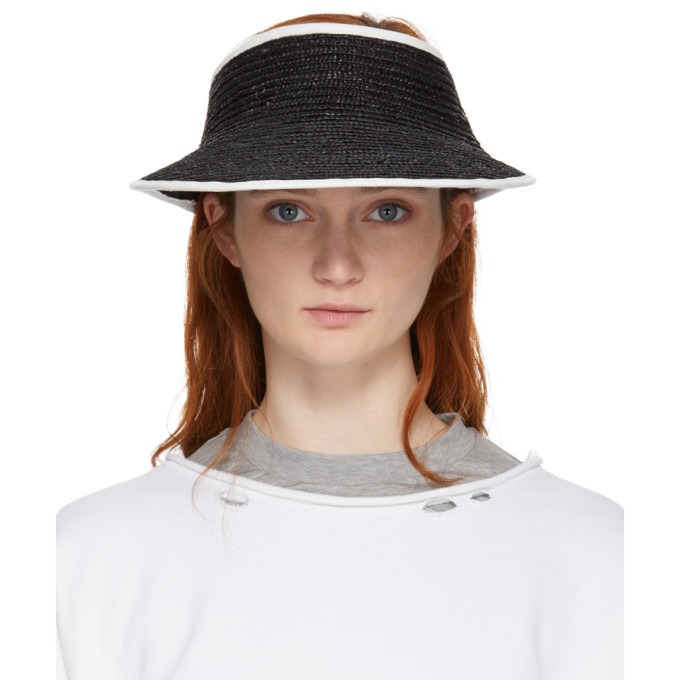 Rag & Bone Visor Black and White 0400018330546_BLACK?wid=600&  main image 4