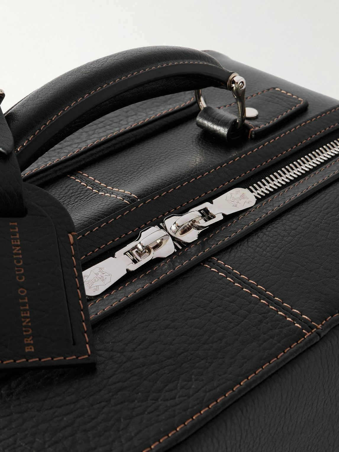 Brunello Cucinelli - Full-Grain Leather Carry-On Suitcase Brunello