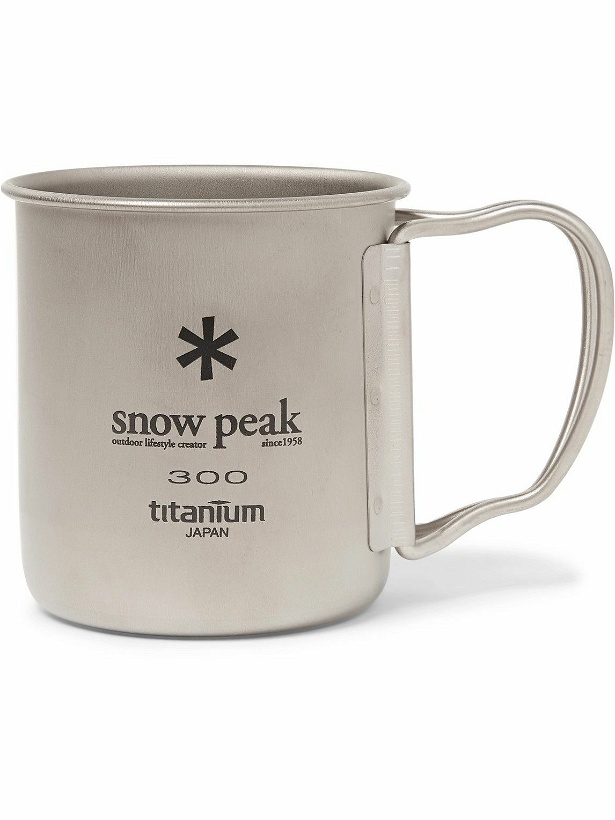 Photo: Snow Peak - Logo-Print Stainless Steel Mug
