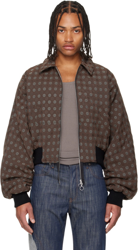 Photo: Edward Cuming Brown Bottom-Heavy Bomber Jacket