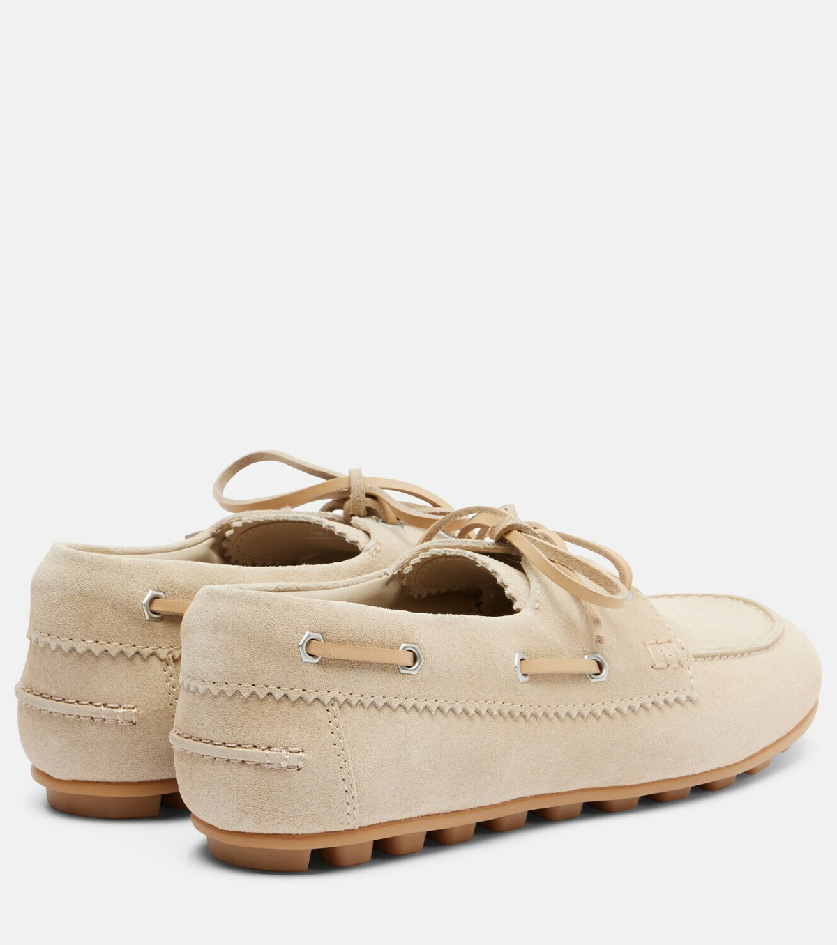 Hogan H693 suede boat shoes