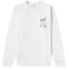 Alexander McQueen Men's Long Sleeve Logo T-Shirt in White