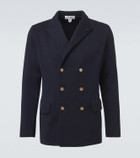 Lardini Double-breasted virgin wool blazer