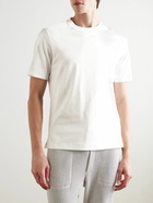 Brunello Cucinelli - Cotton-Jersey T-Shirt - White