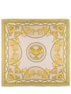 VERSACE La Coupe Printed Silk Twill Foulard