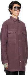 Rick Owens Purple Oversized Jacket