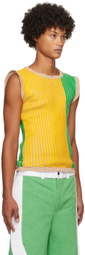 Stanley Raffington SSENSE Exclusive Green & Yellow Tank Top