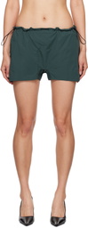 JOHANNA PARV Green Cover Shorts