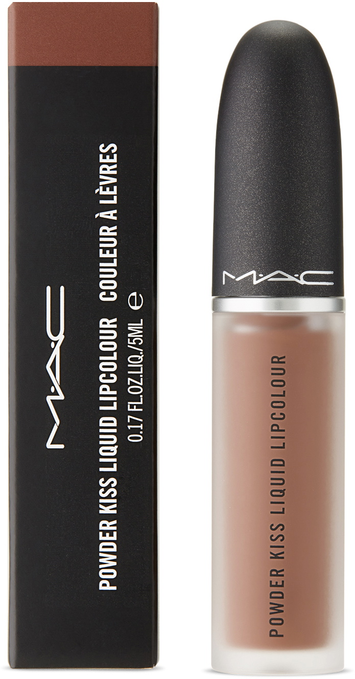 MAC Powder Kiss Liquid Lipcolour Over The Taupe