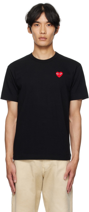 Photo: COMME des GARÇONS PLAY Black Heart Patch T-shirt