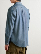 OrSlow - Button-Down Collar Cotton-Chambray Shirt - Blue