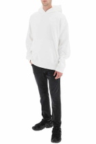 DIESEL logo embroidered hoodie White