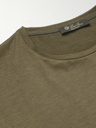 Loro Piana - Slim-Fit Silk and Cotton-Blend Jersey T-Shirt - Green