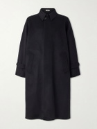 Auralee - Melton Wool Coat - Black