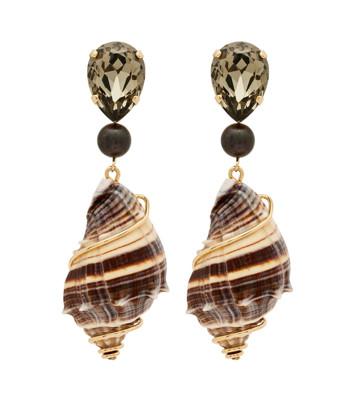 Photo: Jennifer Behr Alon crystal-embellished earrings