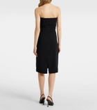 Costarellos Callula floral-appliqué embellished minidress