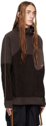 F/CE.® Brown Paneled Sweater