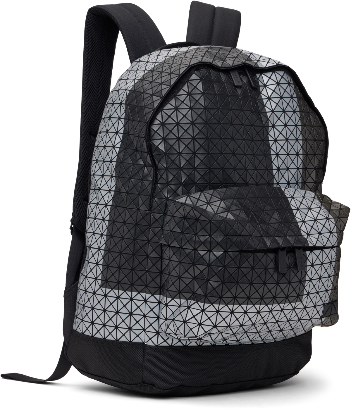 BAO BAO ISSEY MIYAKE Gunmetal Daypack Tres Backpack Bao Bao