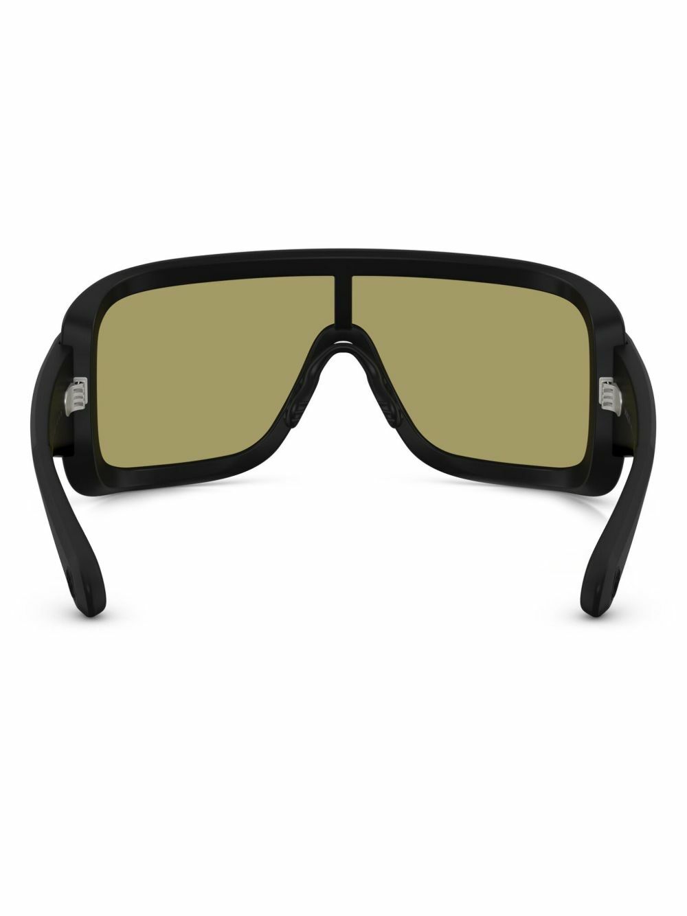 Moncler Eyewear Black Snowseeker Rectangle Frame Sunglasses