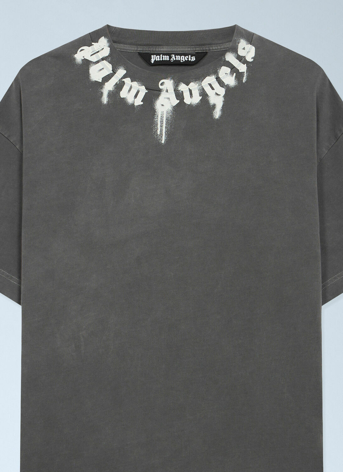 Palm Angels Neck Logo Regular T-Shirt