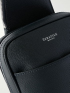 Serapian - Cross-Grain Leather Sling Backpack