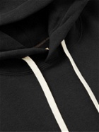 THE REAL MCCOY'S - Cotton-Jersey Hoodie - Black