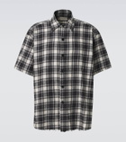 Greg Lauren Plaid cotton shirt