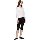 Nothing Written White Sane V-neck Sweater