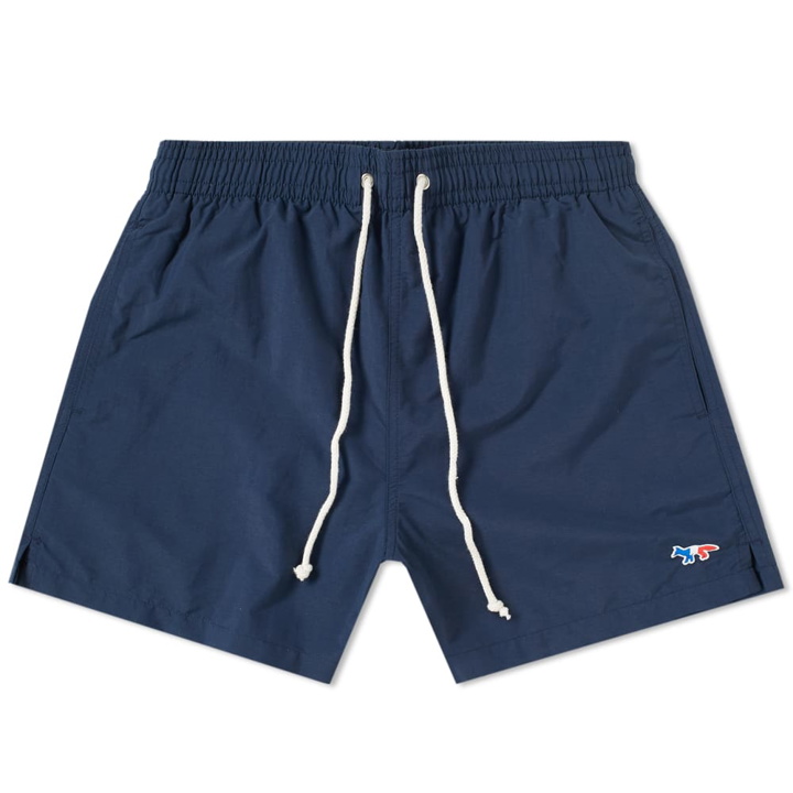 Photo: Maison Kitsuné Tricolor Fox Swim Short