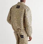 Gucci - Leopard-Jacquard Cotton-Blend Bomber Jacket - Neutrals