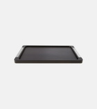 Georg Jensen Bernadotte wooden and stainless steel tray by Sigvard Bernadotte