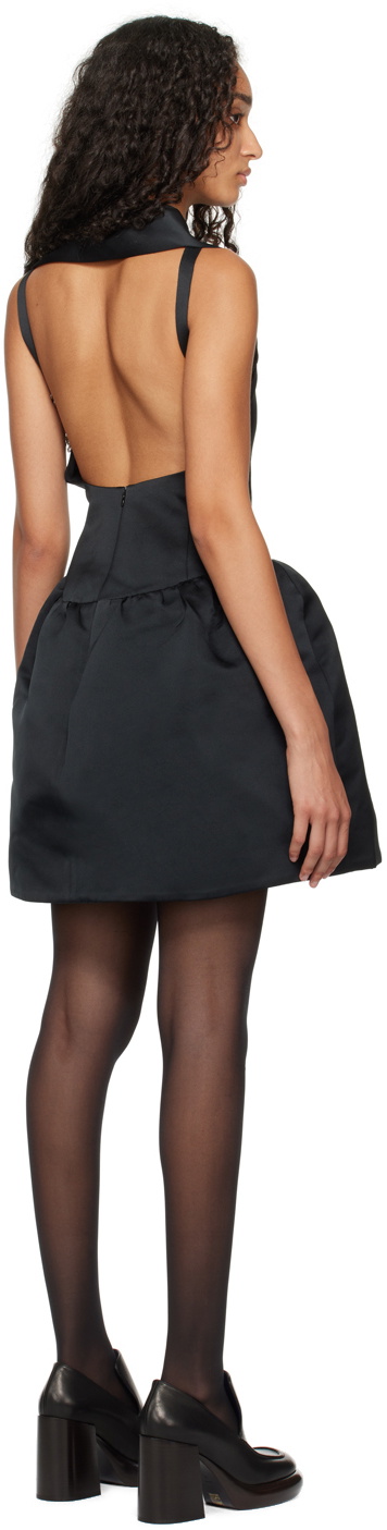 SHUSHU/TONG Black Backless Minidress Shushu/Tong