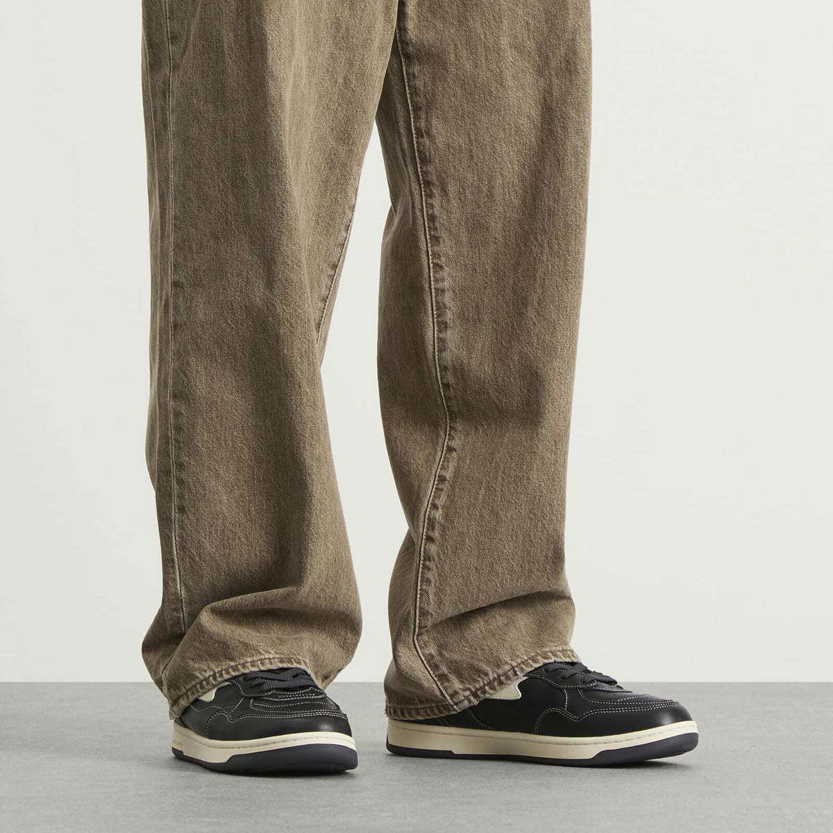 Stepney Workers Club Men's OMNI Pro-Cup S-Strike Leather in Black Cream