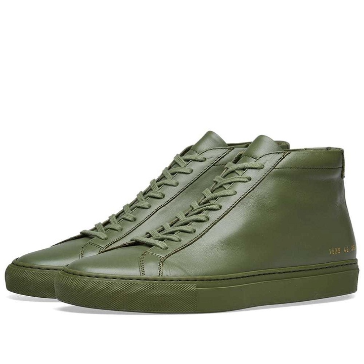 Photo: Common Projects Original Achilles Mid Army Green