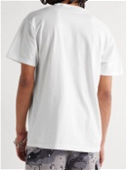 iggy - Biomechanical Printed Cotton-Jersey T-Shirt - White
