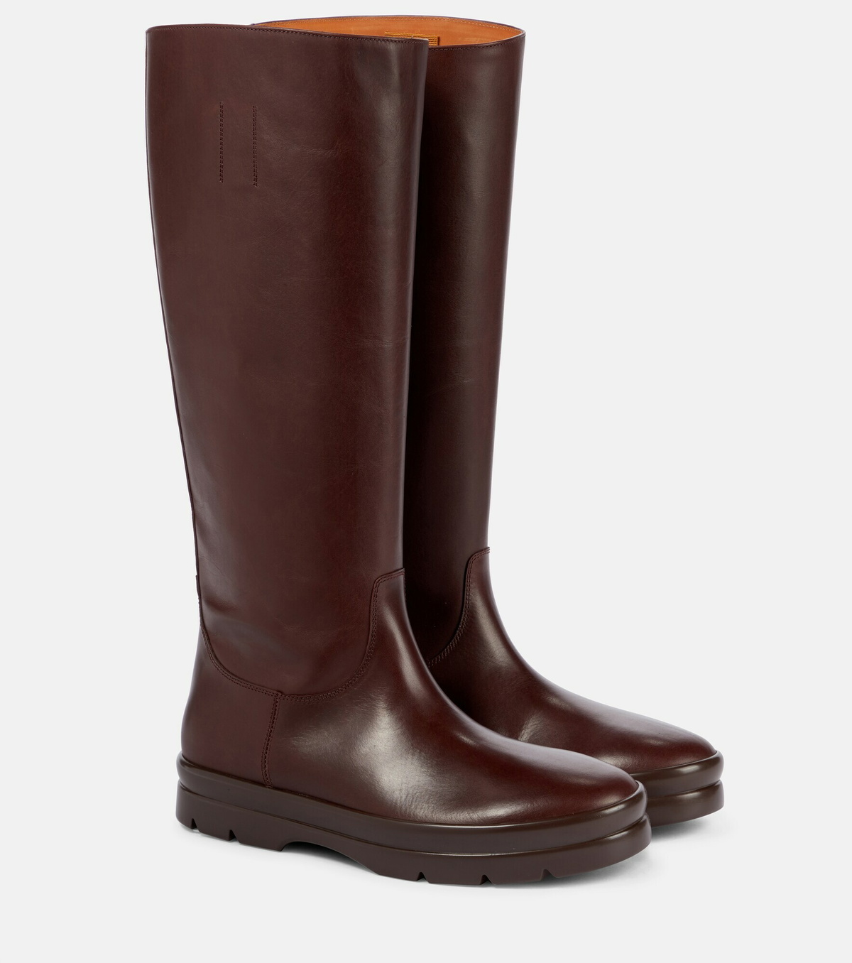 The Row Billie leather knee high boots The Row