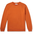 Ninety Percent - Loopback Organic Cotton-Jersey Sweatshirt - Orange