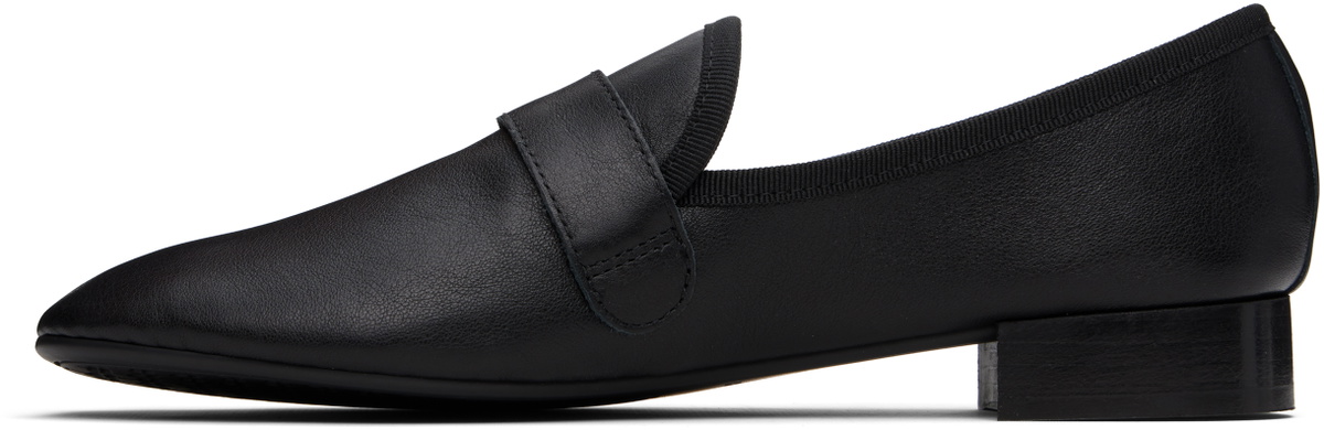 Repetto Black Michael Sole Rubber Loafers