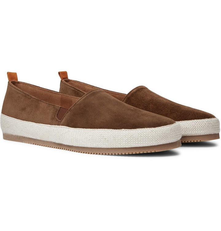 Photo: Mulo - Suede Espadrilles - Brown