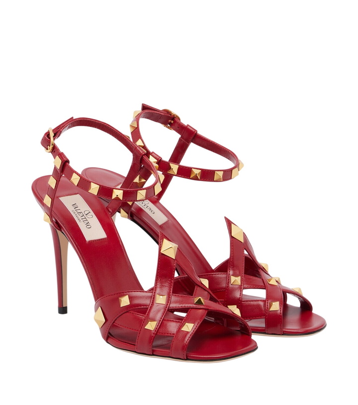 Photo: Valentino Garavani Studdy leather slingback sandals