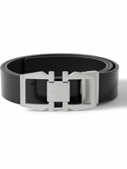 FERRAGAMO - 3cm Leather Belt - Black
