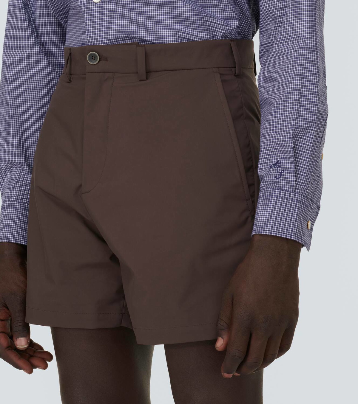 Ranra Stufur mid-rise technical shorts