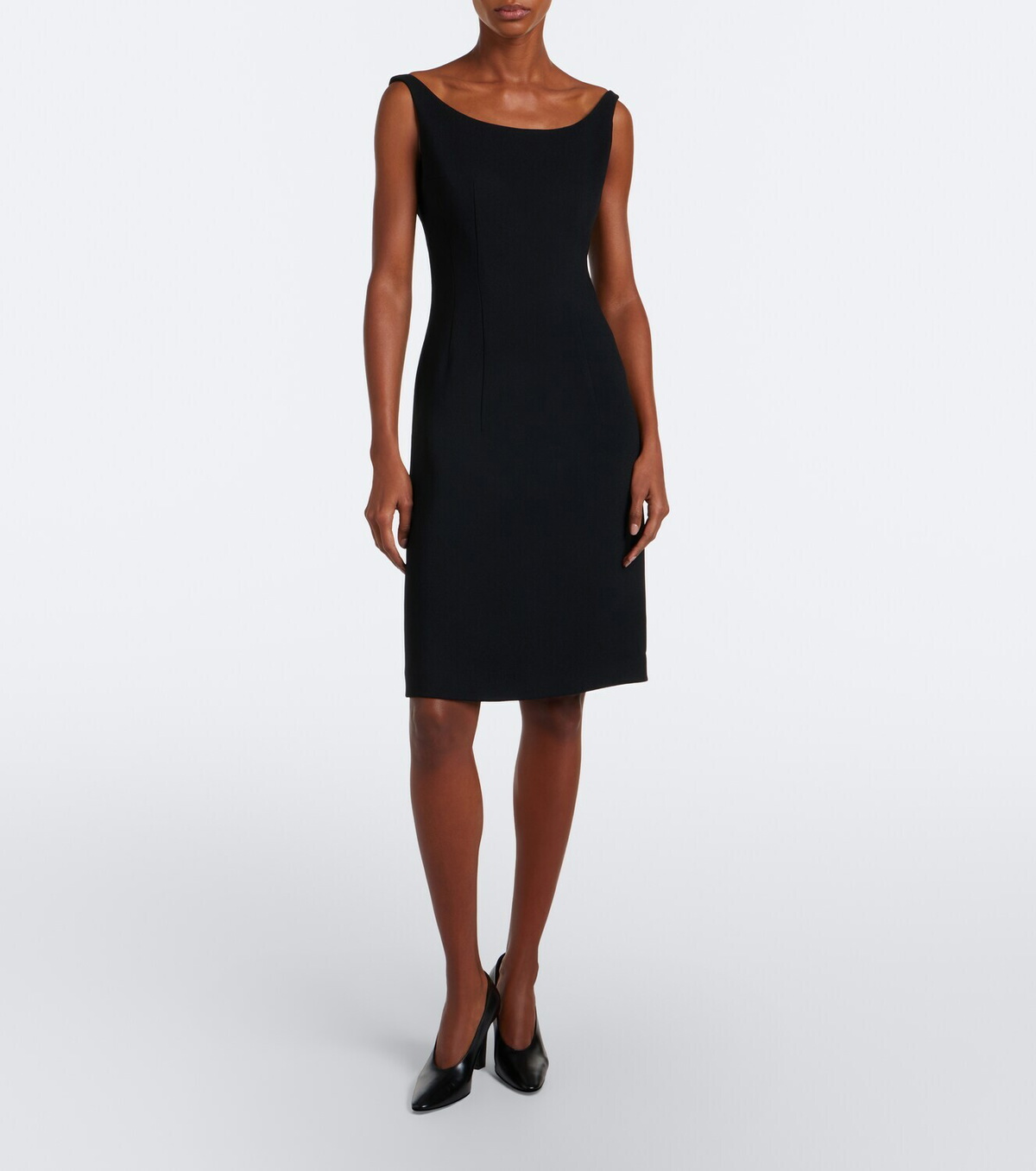 The Row Arie crêpe cady minidress